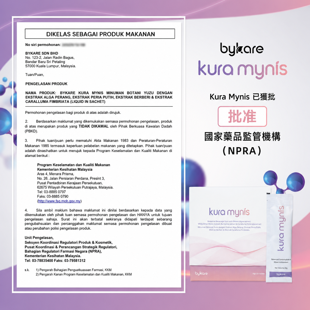 Kura Mynis NPRA產品分類文件
